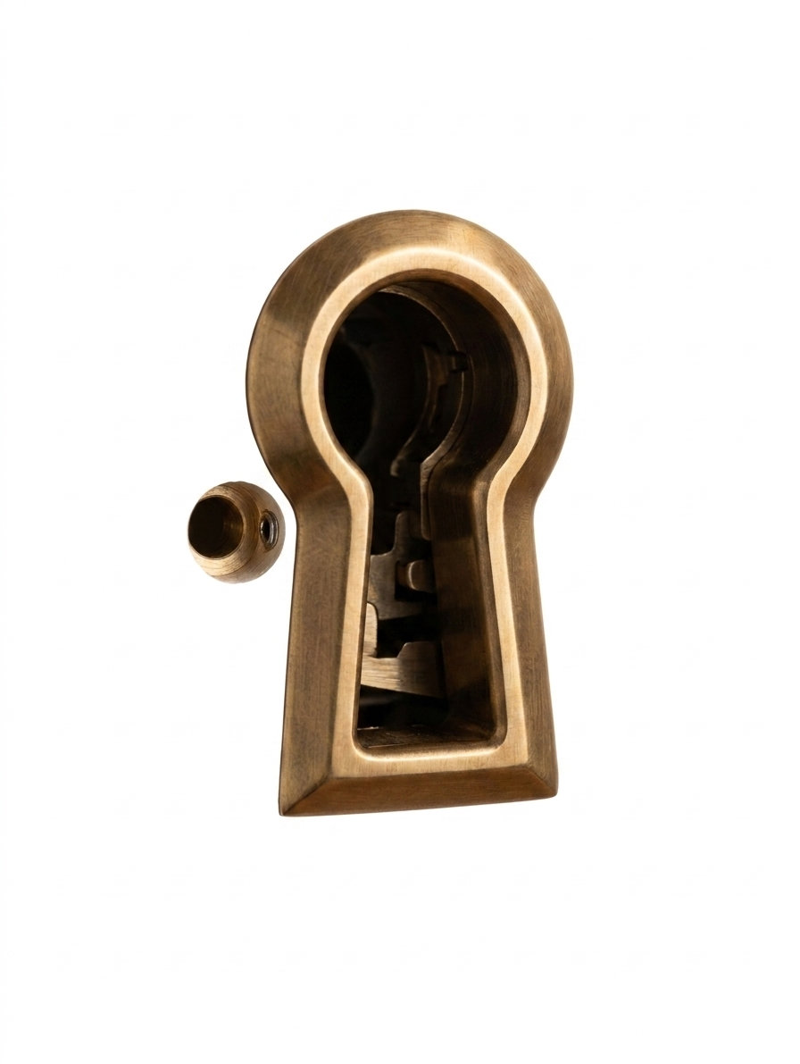Key Hole Plain Key Hole Cover Premium Hardware for Door Cabinet Window Furniture and Interior Use
